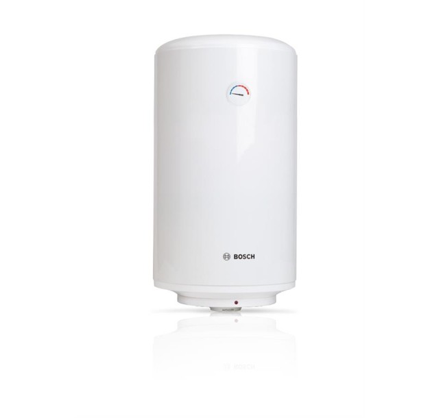 Водонагрівач електр. BOSCH круглий Tronic 2000, 100л, 2кВт, мех. кер-ння, C, білий