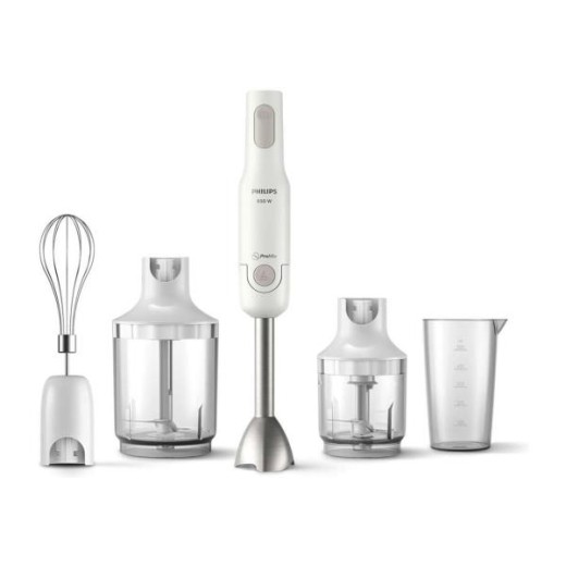 Блендер Philips заглибний Daily Collection 650Вт, 4в1, білий