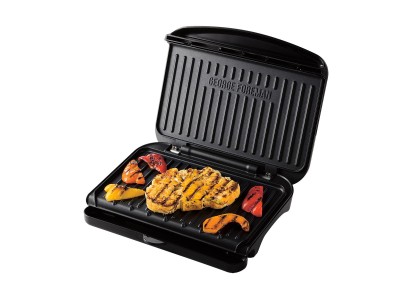 Гриль George Foreman прижимний Fit Grill Medium 1630Вт, темп. режимів-1, пластик, чорний