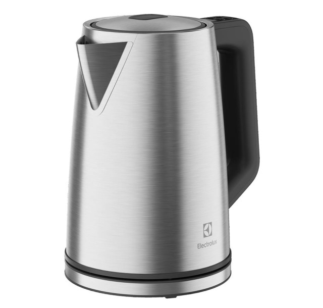 Електрочайник Electrolux 1.7л, Strix, дисплей, метал, підтримка температури, нерж. сталь