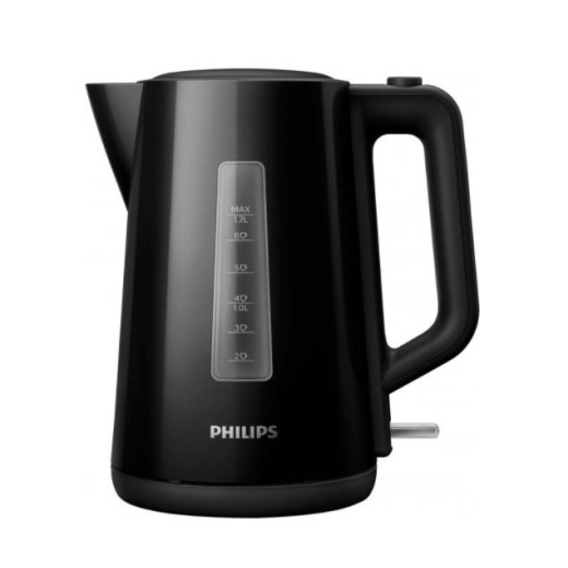 Електрочайник Philips Series 3000 1.7л, пластик, чорний