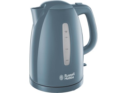 Електрочайник Russell Hobbs Textures 1.7л, пластик, сірий