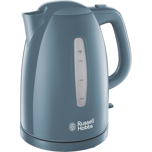 Електрочайник Russell Hobbs Textures 1.7л, пластик, сірий