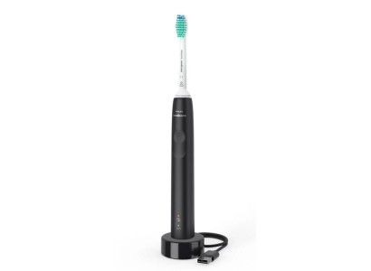 Щітка зубна електр. Philips, Sonicare 3100 series, 31т. колив/хв, насадок-1, чорний