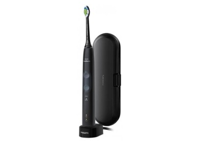 Щітка зубна електр. Philips, Sonicare ProtectiveClean 4500, 62т. колив/хв, насадок-1, футляр, чорний