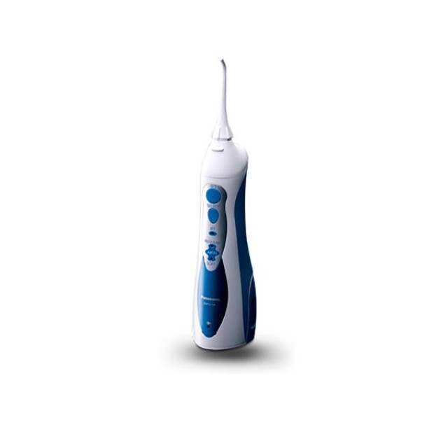 Іригатор Panasonic портативний, чаша 130 мл, Ni-Mh акум. в компл., біло-синій
