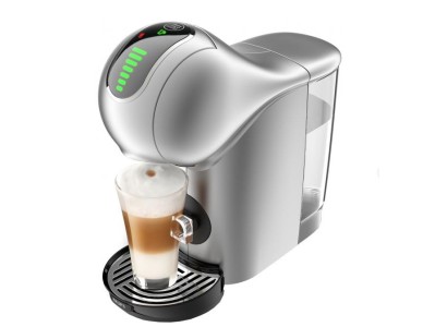 Кавоварка Krups капсульна Dolce Gusto Genio S Touch, 0.8л, капсули, сенcорне керування, сріблястий