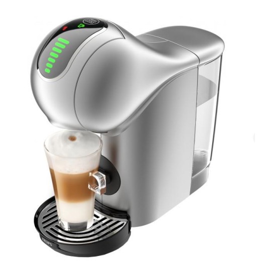 Кавоварка Krups капсульна Dolce Gusto Genio S Touch, 0.8л, капсули, сенcорне керування, сріблястий