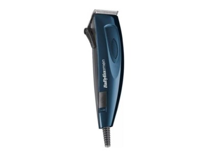 Машинка для стриження  Babyliss, від мережі, насадок-8, сталь, синій