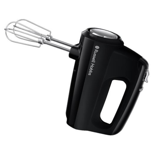 Міксер Russell Hobbs ручний Matte Black 350Вт, насадки-4, турборежим, чорний