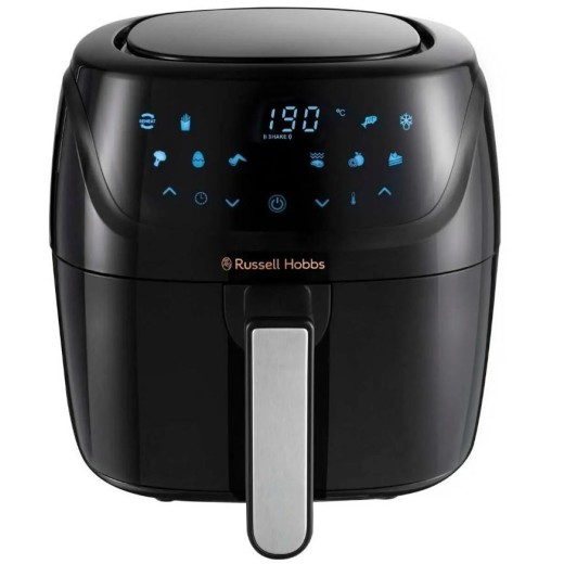 Мультипіч Russell Hobbs SatisFry Air Medium, 1350Вт, чаша-4л, сенсорне керув., алюміній/пластик,чорно-сірий