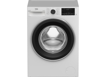 Пральна машина Beko фронтальна, 8кг, 1400, A+++, 55см, дисплей, пар, інвертор, AutoDose, білий