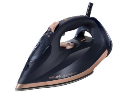 Праска Philips 7500  Series, 3200Вт, 300мл, паровий удар -260гр, постійна пара - 50гр, нерж. сталь, синій