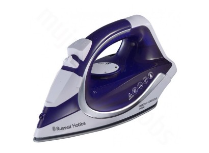 Праска Russell Hobbs безпровідна Supreme Steam Cordless, 2400Вт, 300мл, паровий удар -40гр, постійна пара - 135гр, база для заряджання, автовимкнення, керам. пі