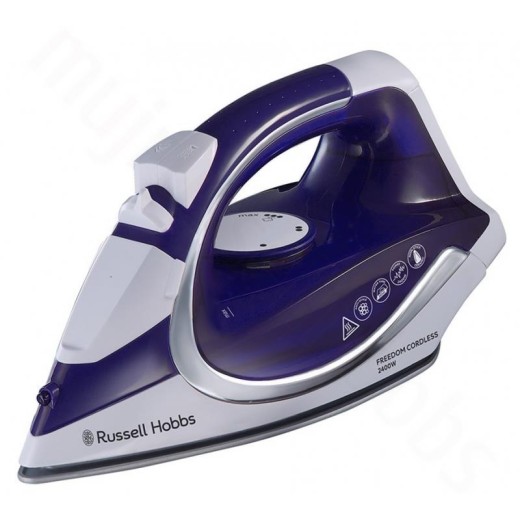 Праска Russell Hobbs безпровідна Supreme Steam Cordless, 2400Вт, 300мл, паровий удар -40гр, постійна пара - 135гр, база для заряджання, автовимкнення, керам. пі