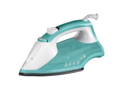 Праска Russell Hobbs Light & Easy, 2400Вт, 240мл, паровий удар -30гр, постійна пара - 110гр, Anti-calc, нерж. сталь, бірюзовий