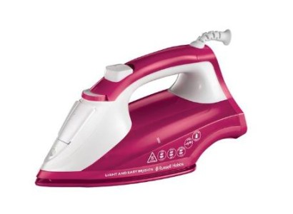 Праска Russell Hobbs Light & Easy Brights Berry, 2600Вт, 240мл, паровий удар -115гр, постійна пара - 35гр, керам. підошва, малиновий