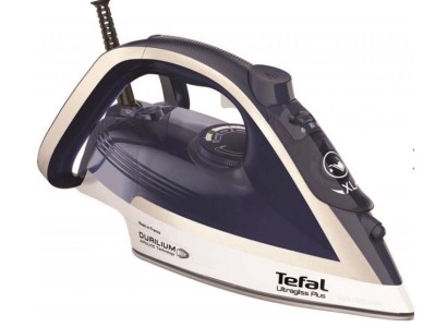 Праска Tefal Ultragliss Plus, 2800Вт, 270мл, паровий удар -260гр, постійна пара - 50гр, керам. підошва, синій