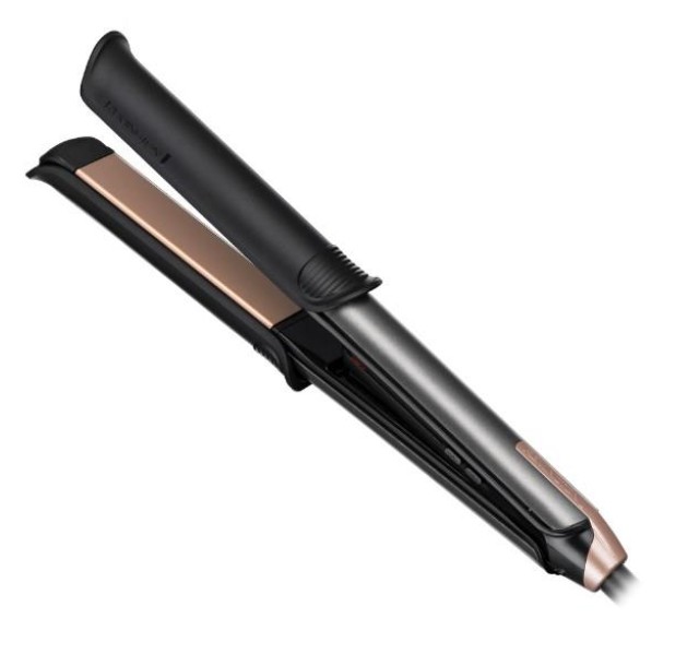 Випрямляч 2в1 Remington One Straight&Curl, 2в1 випрямляч та плойка, темп.режимов-5, 150-230С, кейс та рукавичка в комплекті, кераміка, чорний