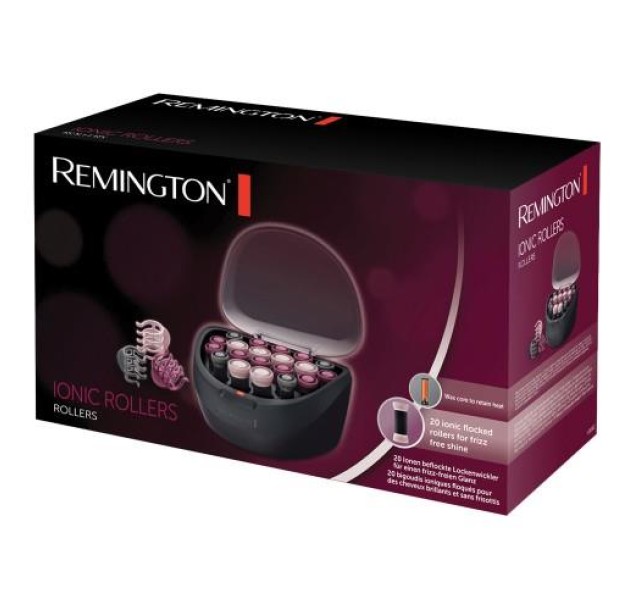 Термо бігуді Remington Ionic, 500Вт, D-20,23,27mm, 20шт, іонізація, кондиціонування, чорний