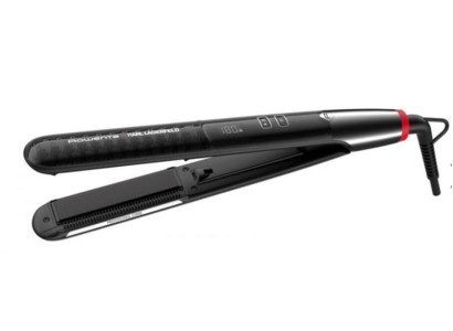 Випрямляч Rowenta x Karl Lagerfeld K/Pro Stylist Straightener, темп.режимів-8, 140-210С, дисплей, іонізація, кераміка, чорний