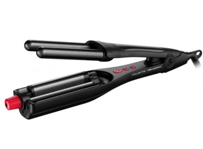 Плойка Rowenta KARL LAGERFELD Waves Addict Hair Waver, для волн , >230Вт, темп.режимів-6, 120-210С, обертання, кераміка, чорний