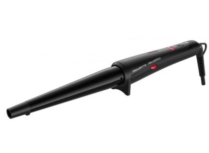 Плойка Rowenta x Karl Lagerfeld Conical Curler, конусна, 40Вт, 120-200С, турмалін, чорний