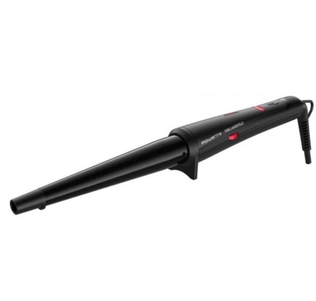 Плойка Rowenta x Karl Lagerfeld Conical Curler, конусна, 40Вт, 120-200С, турмалін, чорний