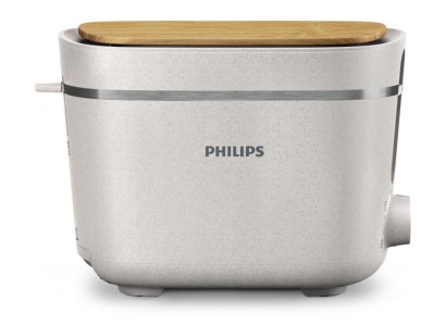 Тостер Philips Series Eco Conscious Edition 830Вт, кришка від пилу, пластик, білий