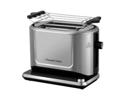 Тостер Russell Hobbs Attentiv 2 Slice 1500Вт, підігрів, розморожування, метал