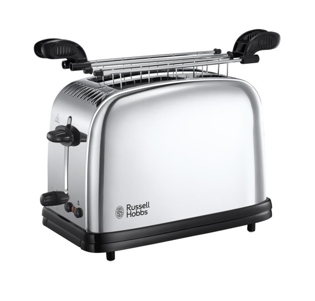 Тостер Russell Hobbs Chester 1200Вт, метал, сріблястий