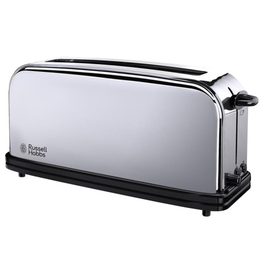 Тостер Russell Hobbs Chester 1000Вт, довгі слоти, метал, сріблястий