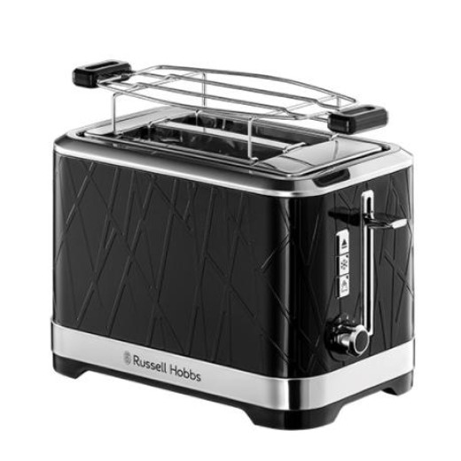 Тостер Russell Hobbs Structure, 1050Вт, пластик, чорний