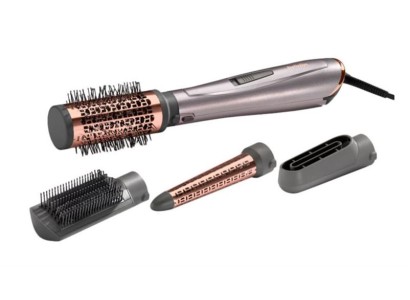 Фен-щітка Babyliss, 1000Вт, 2 режими, іоніз-я, хол. обдув, кераміка, сірий