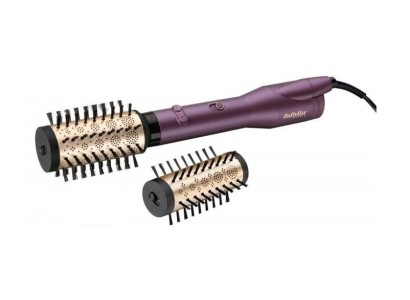 Фен-щітка Babyliss, 650Вт, 2 режими, іоніз-я, хол. обдув, оберт. насадок, кераміка, фіолетовий