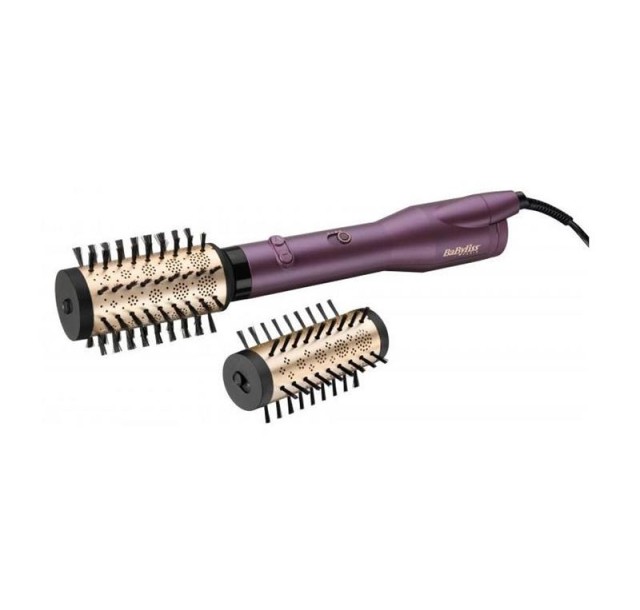 Фен-щітка Babyliss, 650Вт, 2 режими, іоніз-я, хол. обдув, оберт. насадок, кераміка, фіолетовий