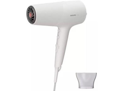 Фен Philips 5000 Series, 2100Вт, 3 режими, іонізація, хол. обдув, білий