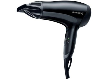 Фен Remington Power Dry 2000, 2000Вт, 3 режими, іоніз-я, хол. обдув, еко режим, чорний