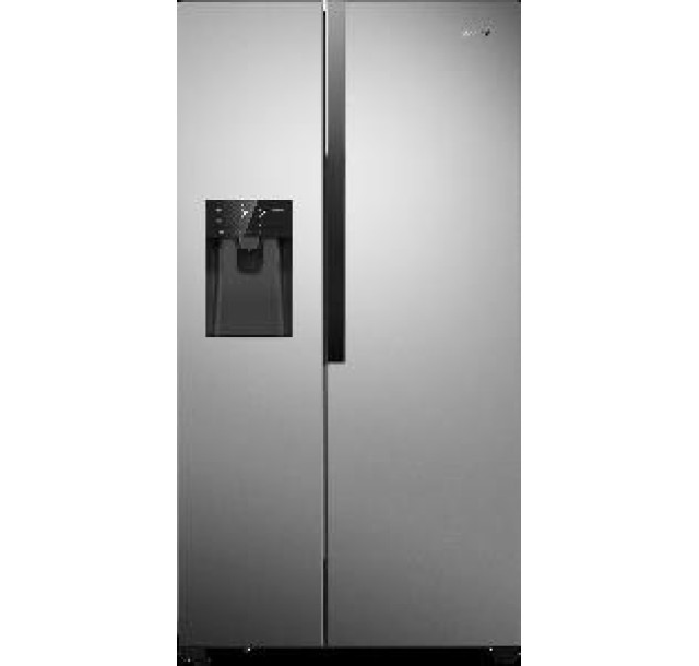 Холодильник Gorenje SBS, 179x68x91см, 2 дв., Х- 368л, М- 167л, A++, NF Plus,  Інвертор, диспенсер, Дисплей, сірий