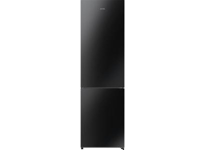 Холодильник Gorenje, з нижн. мороз. камерою,200х60х60см, 2 дв., Х- 238л, М- 98л, A++, NoFrost Plus, Fresh zone, дисплей,чорне скло