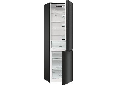 Холодильник з нижн. мороз. камерою Gorenje, 200х60х60см, 2 двері, 235( 96)л, А++, NoFrost+ , LED дисплей, Зона св-ті, чорний