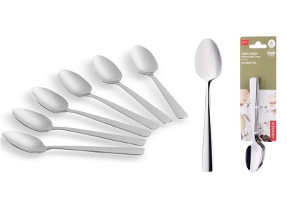 Набір чайних ложок Ardesto Gemini Como 6 пр., нержавіюча сталь