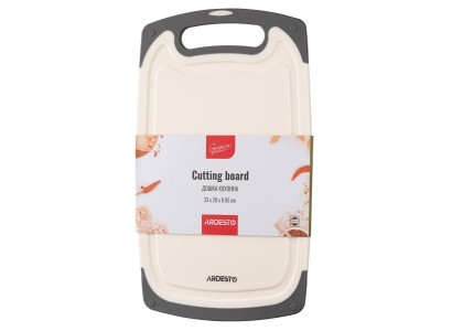Дошка кухонна Ardesto Gemini, 33х20х0.85см, пластик, білий