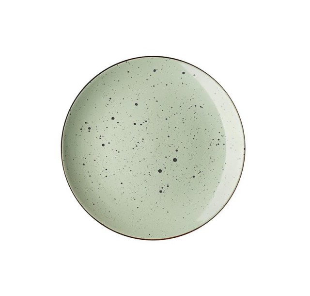 Тарілка десертна Ardesto Bagheria Pastel green, 19см, кераміка, зелений