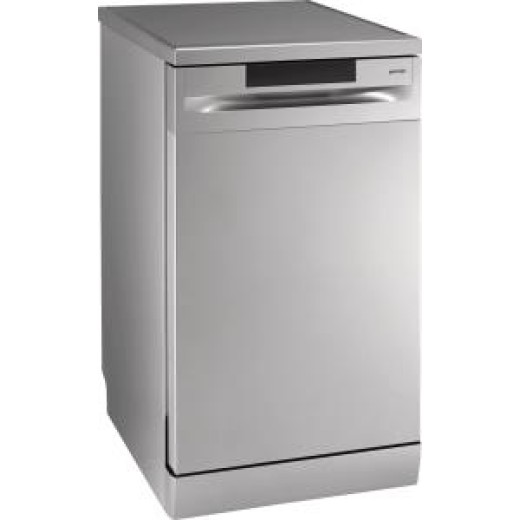 Посудомийна машина Gorenje, 9компл., A++, 45см, дисплей, 2 кошика, AquaStop, сірий