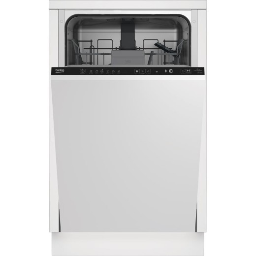 Посудомийна машина Beko вбудована, 10компл., A++, 45см, дисплей, білий