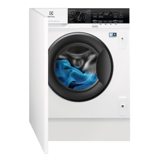 Прально-сушильна машина Electrolux вбудована фронтальна, 8(4)кг, 1600, А, 54см, дисплей, пара, інвертор, білий