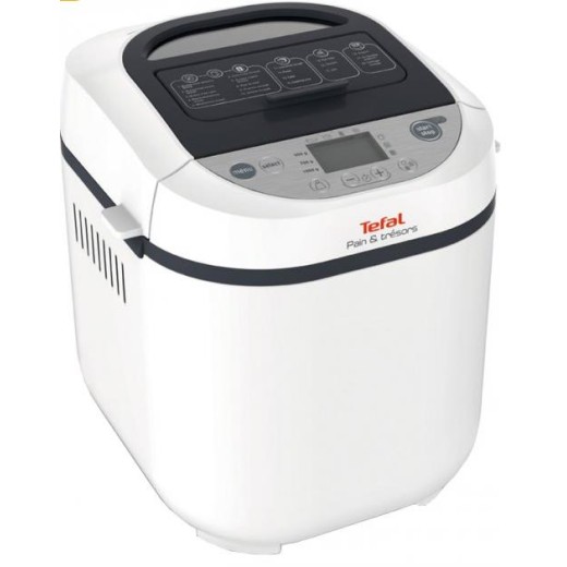 Хлібопічка Tefal Pain&Tresor Pain&Tresor 700Вт, програм-1, макс.вага -1кг, форма-прямокутник, пластик, білий