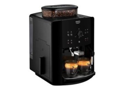 Кавомашина Krups Essential Espresso, 1.7л, зерно+мелена, ручний капуч, чорний