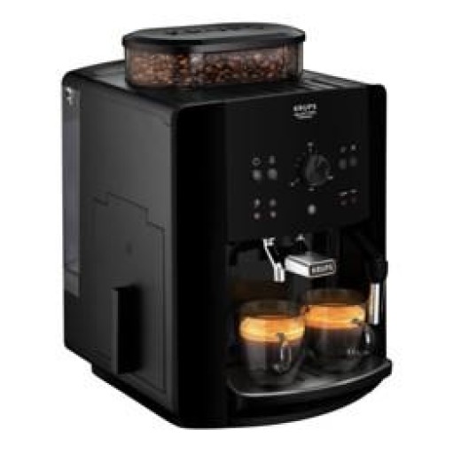 Кавомашина Krups Essential Espresso, 1.7л, зерно+мелена, ручний капуч, чорний